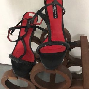 High heel strap around the ankle sandals!!